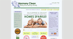 Desktop Screenshot of harmonyclean.com